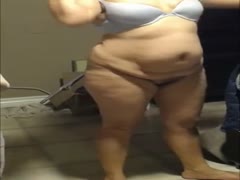 I just see a hawt, plump, elderly white woman with amazing curves here.